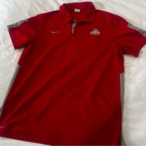 Ohio State Nike Dri Fit Golf Polo - Large